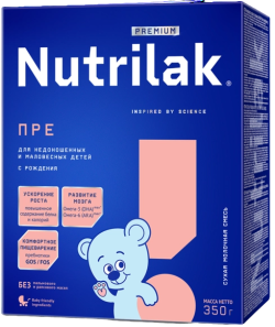 Смесь Нутрилак (Nutrilak) Premium ПРЕ, 350 г 