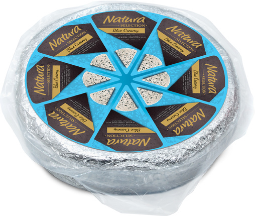 Сыр с голубой БЛАГОРОДНОЙ плесенью СЛИВОЧНЫЙ, весовой ~ 1,3 кг
