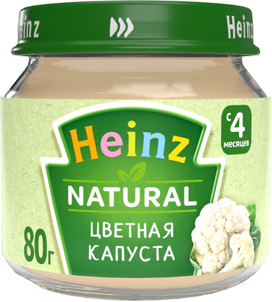 Пюре Heinz (Хайнц) Цветная капуста, 80 г