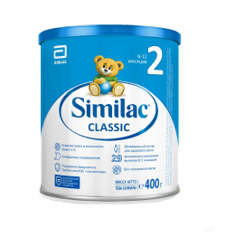 Сухая молочная смесь Similac Classic (Симилак Классик) 2 адаптированная, 400 г