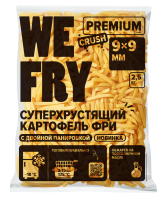 Картофель фри с панировкой 9х9 мм Crush Premium, 2,5 кг