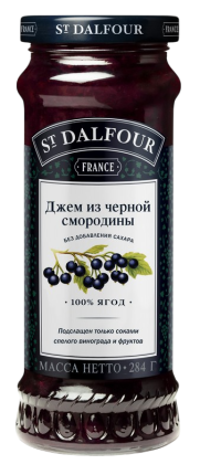 Джем из черной смородины, 284 г