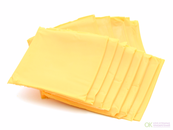 Сыр плавленый «Сливочный AMBER» 0,5 кг (40 шт слайсов) 