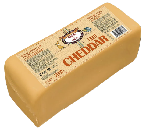 Сыр «Cheddar Light» 40%, 2600 г