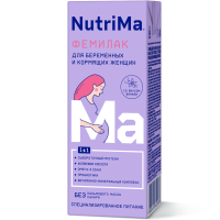 Смесь жидкая NutriMa (НутриМа) Фемилак со вкусом ванили для беременных и кормящих женщин, 200 мл