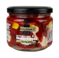 Перчики Черри с мягким сыром в масле 300 г