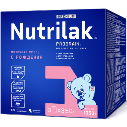 Смесь молочная сухая Nutrilak Premium (Нутрилак Премиум) 1 адаптированная, 1050 г