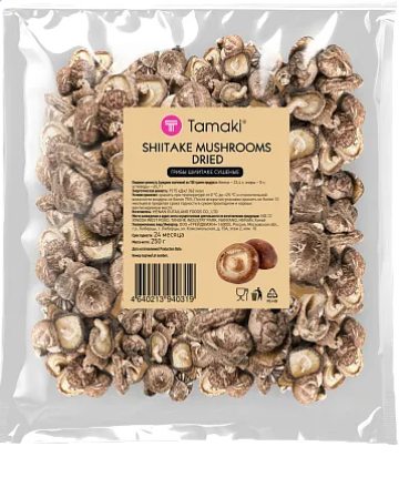 Грибы Шиитаке сушеные, 250 г