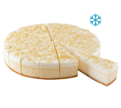 Пирог сырный Чизкейк Кокос и Миндаль замороженный, 1,92 кг (16 порций)