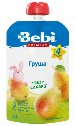 Пюре фруктовое Груша, 90 г