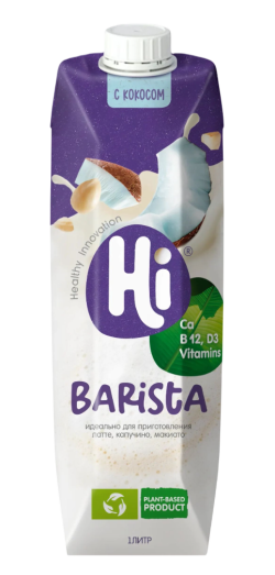 Напиток соевый Hi с кокосом ультрапаст. 1,8%, 1л