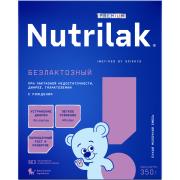 Смесь молочная сухая Nutrilak Premium (Нутрилак Премиум) Безлактозный, 350 г