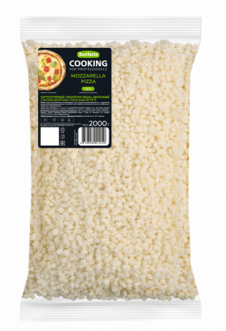 Сыр полутвердый Моцарелла Пицца нарезанный  м.д. ж. 40%, 2000 г