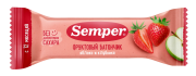 Фруктовый батончик Semper (Сэмпер) Яблоко и клубника, 15 г