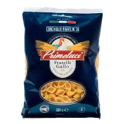 Макаронные изделия PRIMELUCI № 36 Conchiglie Rigate Конкилье ригате, 500 г