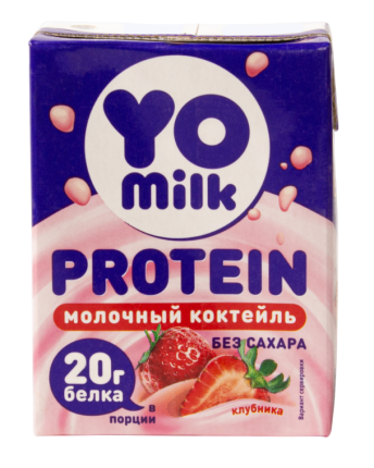 Коктейль молочный со вкусом «Клубника» 1,5%, 200 мл