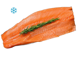 Форель радужная (филе) малосоленая замороженная трим D, около 2 кг, весовая