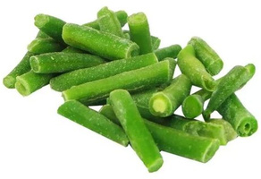 Фасоль стручковая резаная замороженная, 1 кг 