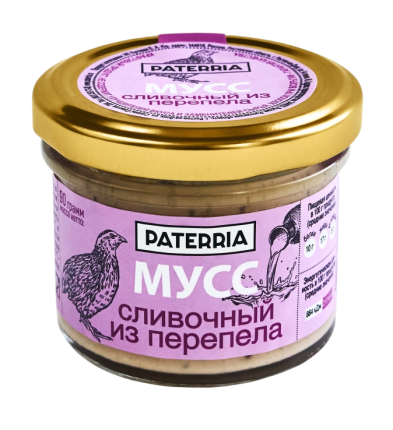 Мусс сливочный из перепела, 90 г