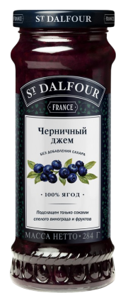 Черничный джем, 284 г