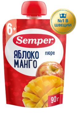 Пюре детское яблоко и манго, 80 г
