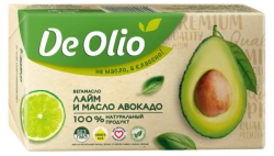 Крем на растит. маслах Вега-масло со вкусом лайма и маслом авокадо ,180 г