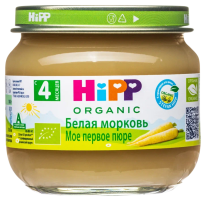 Пюре Белая морковь. Мое первое пюре, 80 г