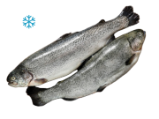 Форель (тушка) радужная потрошеная с головой мороженая, около 5-6 кг