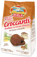 Печенье цельнозерновое с какао и фундуком Croccanti, 300 г