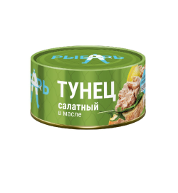 Тунец полосатый салатный  в масле, 170 г