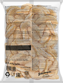 Картофельные дольки с кожурой и специями (TRW01) Triumph, 2,5 кг