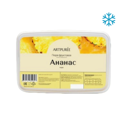 Пюре Ананас замороженное,1 кг
