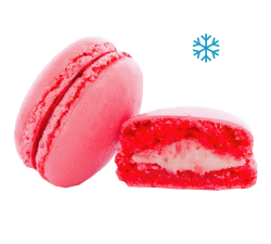 Пирожное Макарон с начинкой клубника-лимон замороженное, 1 упак/25 шт*17 г. Заказ кратно 25 шт 