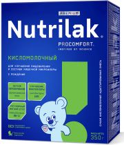 Смесь сухая Nutrilak Premium (Нутрилак Премиум) Кисломолочный адаптированная, 350 г