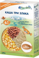 Каша Fleur Alpine (Флер Альпин) безмолочная Три злака, 175 г