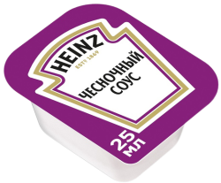 Соус Чесночный, короб 3,125 кг (25 мл х 125 шт)