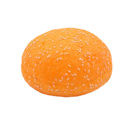 Булочка с кунжутом оранжевая, 82 г (125 мм)