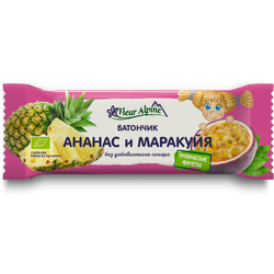 Батончик ORGANIC ТРОПИЧЕСКИЙ АНАНАС и МАРАКУЙЯ, 20г