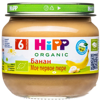 Пюре Банан. Мое первое пюре, 80 г