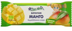 Батончик ORGANIC Тропический манго Флер Альпин, 20 г