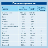 Каша HiPP (Хипп) молочная Гречневая с пребиотиками, 250 г
