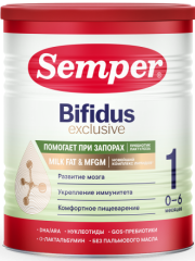Смесь сухая Semper Bifidus Exclusive (Сэмпер Бифидус Эксклюзив) 1, 400 г