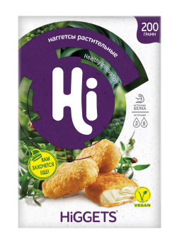 Растительные Наггетсы HiGGets замороженные, 200 г