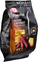 Колбаски Мини-салями со вкусом Изысканного пармезана сырокопченые, 50 г 