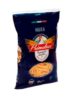 Макаронные изделия PRIMELUCI № 55 Fusilli Фузилли, 500 г