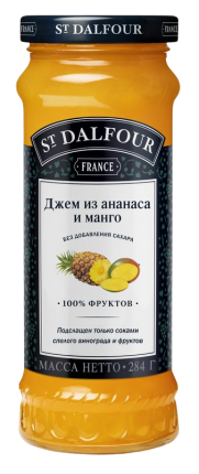 Джем из ананаса и манго, 284 г