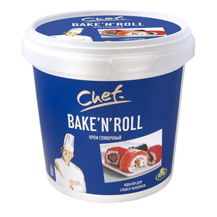 Крем сливочный Chef Bake'n'Roll, 1,5 кг 