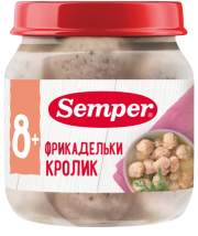 Пюре Фрикадельки Кролик,100 г