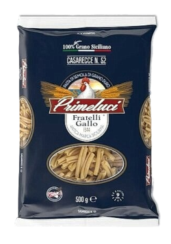 Макаронные изделия PRIMELUCI № 52 Casarecce Казаречче, 500 г