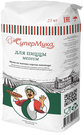 Мука пшеничная хлебопекарная (MEDIUM/ Для пиццы), 25 кг
